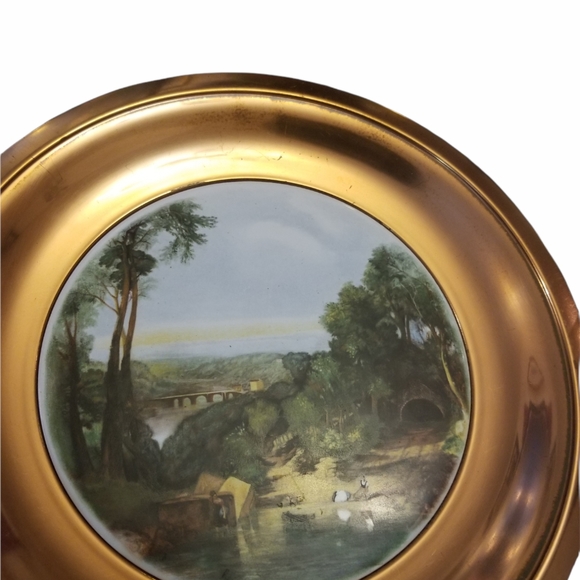 Vintage decorative copper plate . made in england. - Picture 2 of 6